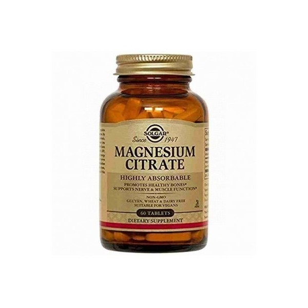 Solgar Citrato Magnesio 60 Comp