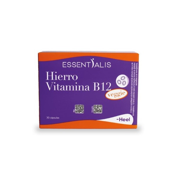 Heel Essentialis Hierro Vitamina B12 30 Cápsulas