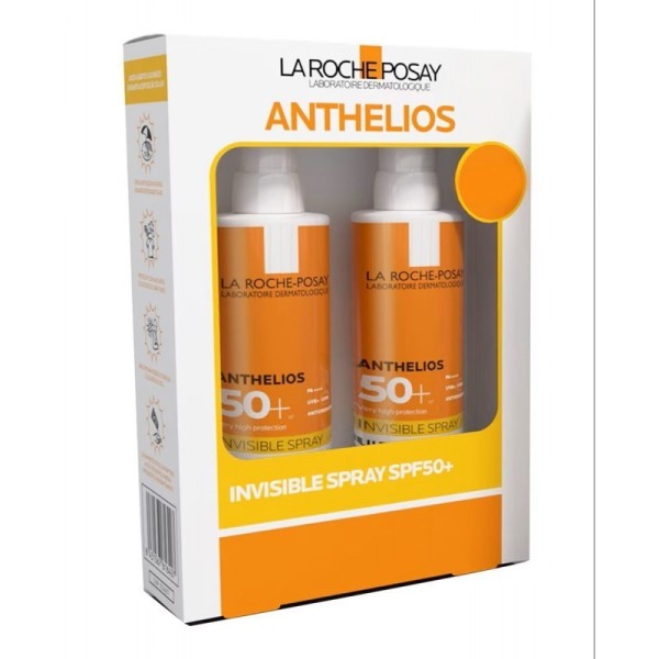 La Roche Posay Anthelios Duplo Spray Corporal Invisible Spf 50+ 2 X 200ml
