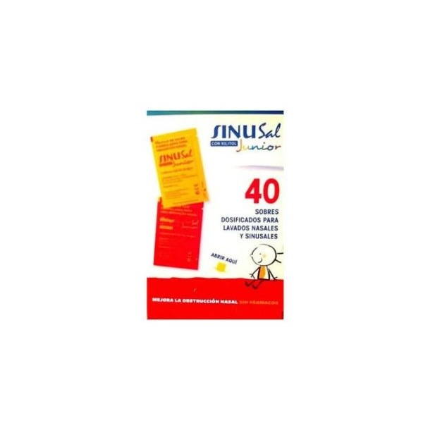 Sinusal XL Junior Sales Limpieza Nasal 2.5 Gr 40 Sobres