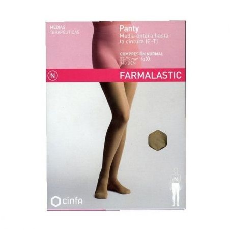 Farmalastic Panty-media Comp Normal T-p Beige