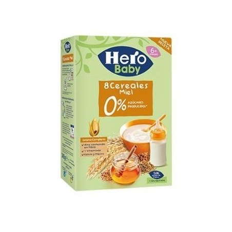 Hero Baby 8 Cereales Con Miel 340g