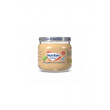 Nutribén Potitos Introducción al Pollo y Jamón con Verduritas 120gr