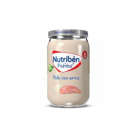 Nutribén Potitos Pollo con Arroz 235gr