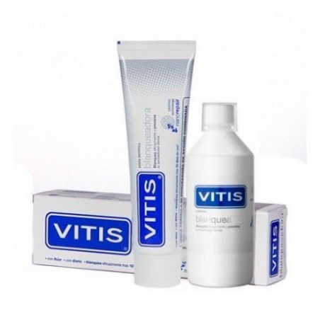 Vitis Pack Blanqueador 100ml + Colutorio 500ml