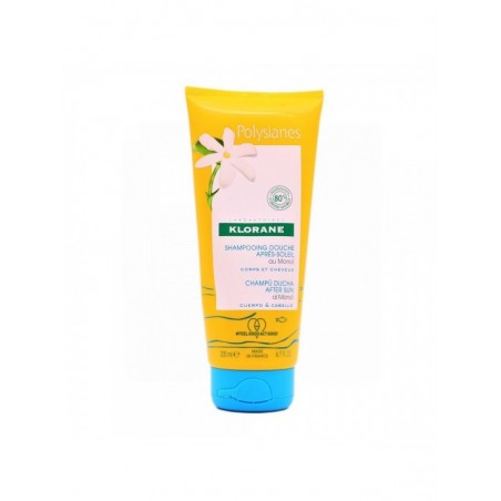 Klorane Polysianes Champú Ducha Aftersun Cabello y Cuerpo 200ml
