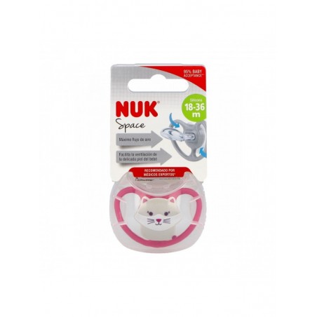 Nuk Chupete Silicona Space 18-36M 1ud