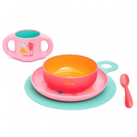 Suavinex Vajilla Infantil Rosa +6m