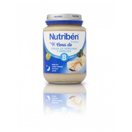 Nutribén Crema Verduras y Merluza 200 gr