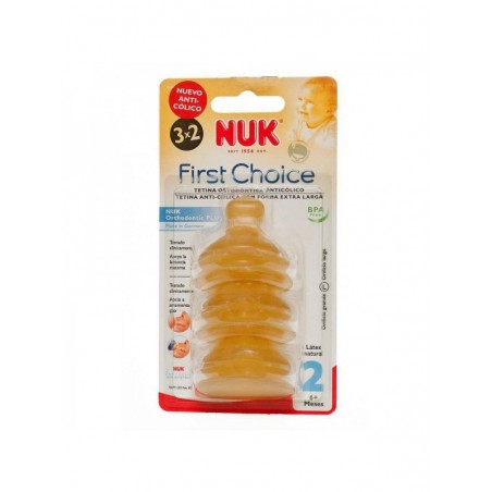 Nuk Tetina First Choice Látex 3uds
