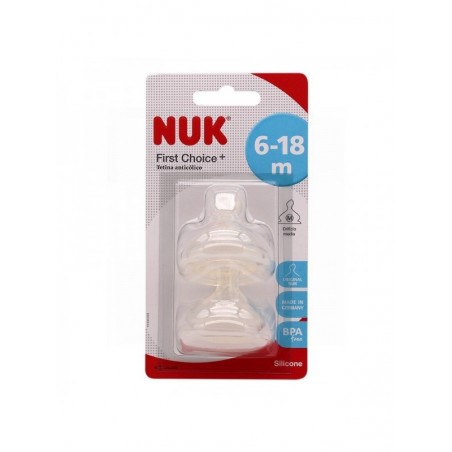 Nuk Tetina FC+ Silicona 6-18m Talla M