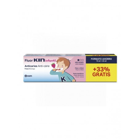 Fluorkin Infantil Pasta Dentífrica 75 + 25ml