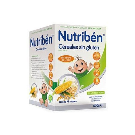 Nutribén Cereales Sin Gluten 600 gr