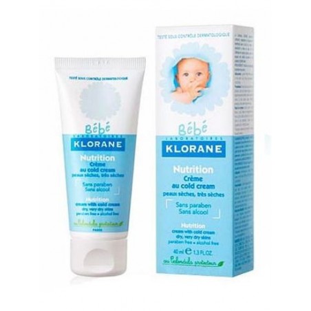 Klorane Bebe Crema al Cold Cream 40 Ml