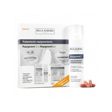 Bella Aurora Pack Repigment 12 Crema + Repigment Sun Cápsulas