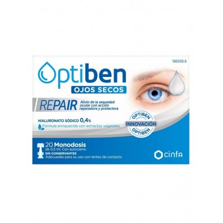 Optiben Ojos Secos Repair 20 Monodosis