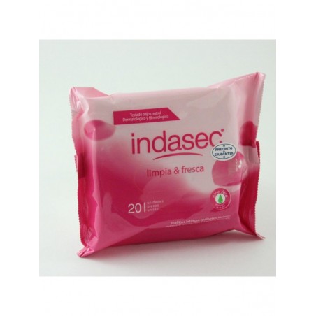 Indasec Toallitas Intimas 20 Uds