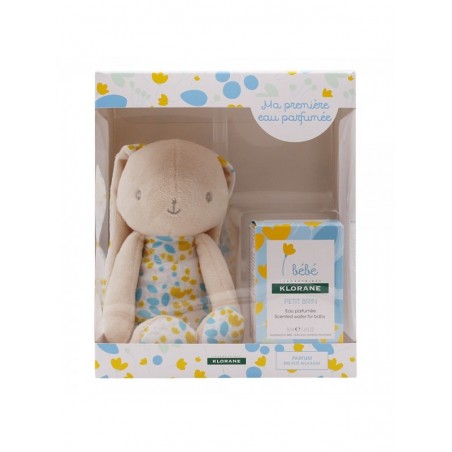Klorane Bebé Caja Regalo con Agua de Colonia + Peluche