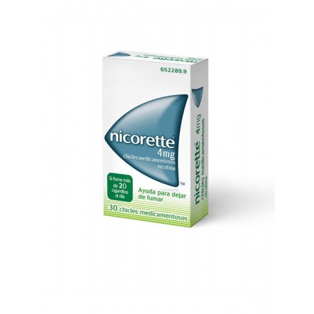 Nicorette 4 Mg Chicles Medicamentosos 30 Chicles