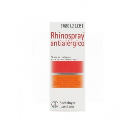 RHINOSPRAY ANTIALERGICO, 1 envase pulverizador de 12 ml