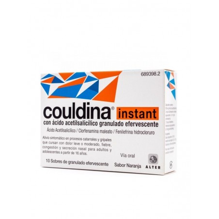 Couldina Instant 10 Sobres Efervescentes