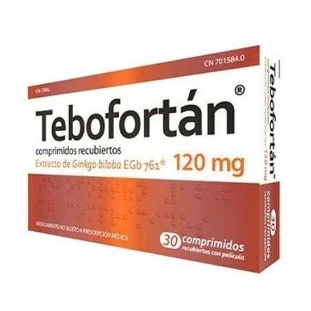 TEBOFORTAN 120 MG COMPRIMIDOS RECUBIERTOS CON PELICULA , 30 comprimidos