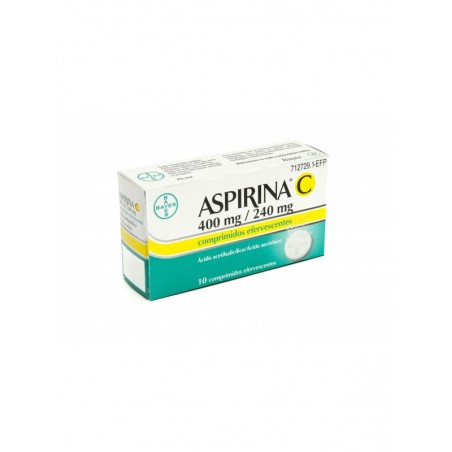 Aspirina C 400-240 Mg 10 Comprimidos Efervescentes