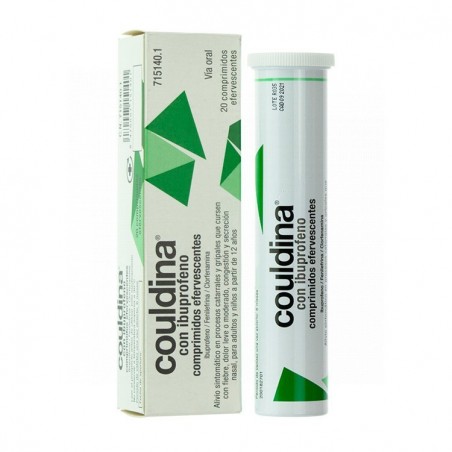 COULDINA CON IBUPROFENO COMPRIMIDOS EFERVESCENTES, 20 comprimidos