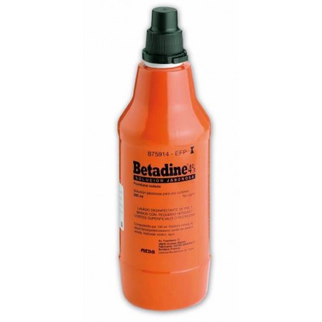 Betadine 4% Solución Jabonosa 500 Ml
