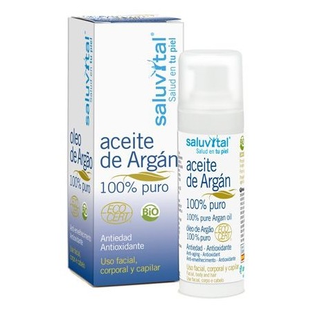 Saluvital Aceite de Argán ECOCERT 100% Puro 30 ml