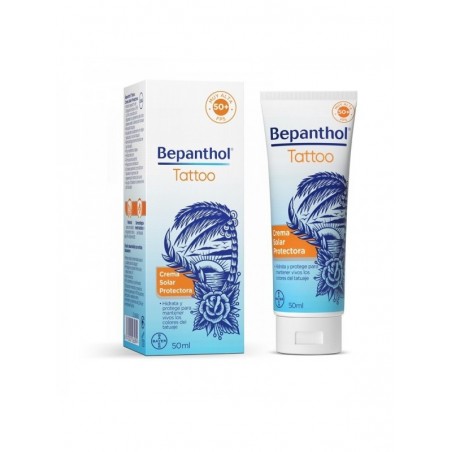 Bepanthol Tattoo Crema Solar Protectora SPF50+ 50ml