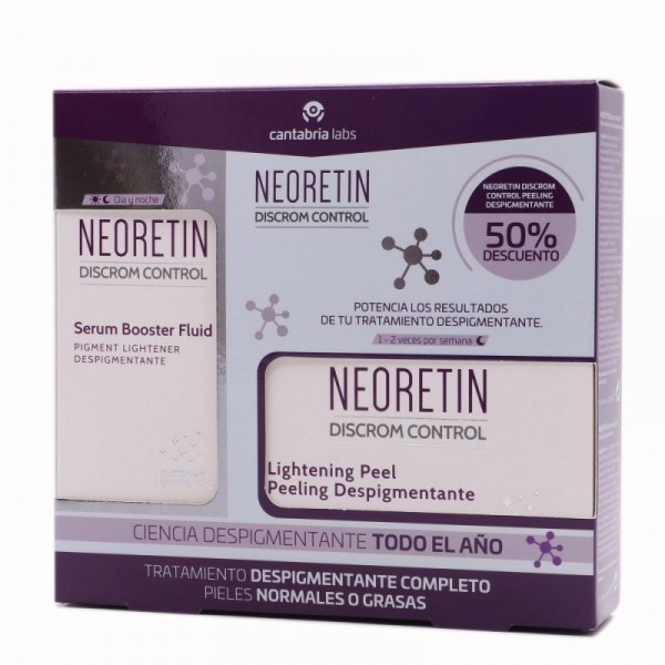 Neoretin Sérum Booster Fluid 30ml + Peelig Despigmentante 6 Discos