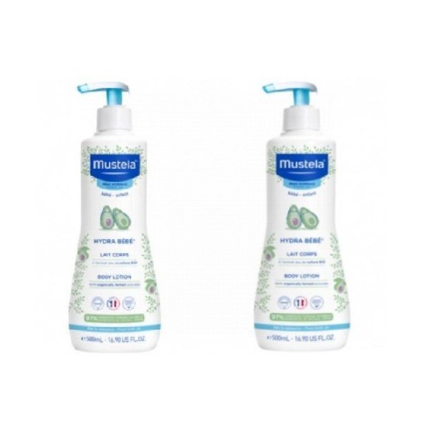 Mustela Hydra-Bebé Duplo 2×500 ml
