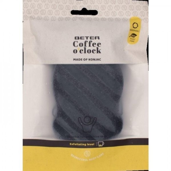 Beter Coffee O'Clock Esponja Corporal de Konjac