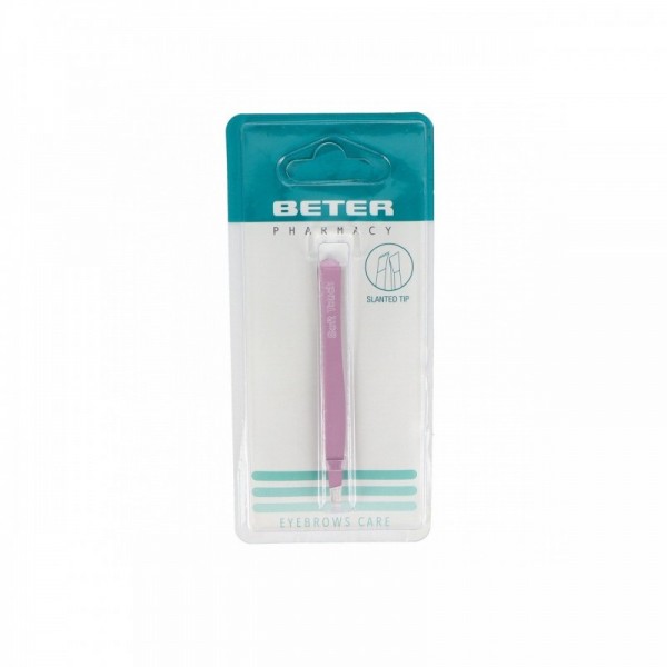 Beter Pinzas Depilar Soft Touch Punta Oblícua 9.3 cm