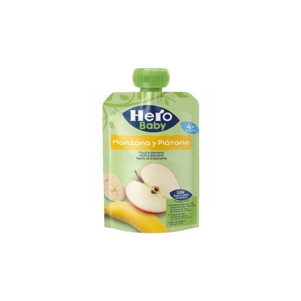 Hero Baby Bolsita Manzana y Plátano 100gr