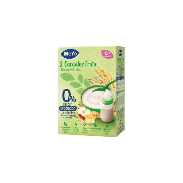 Hero 8 Cereales Fruta 340g