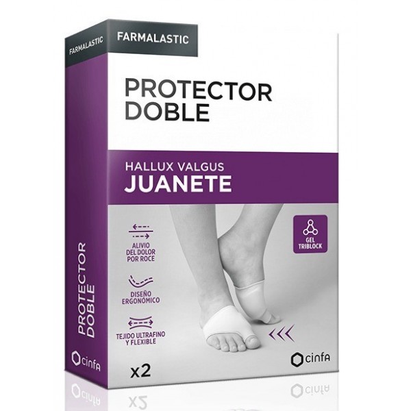 Farmalastic Protector Juanete 2 Unidades Talla Única Doble