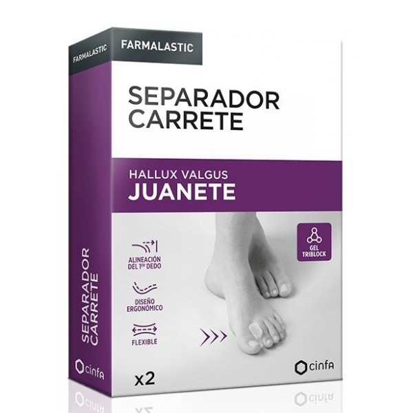 Farmalastic Separador Carrete 2 Unidades Talla Única
