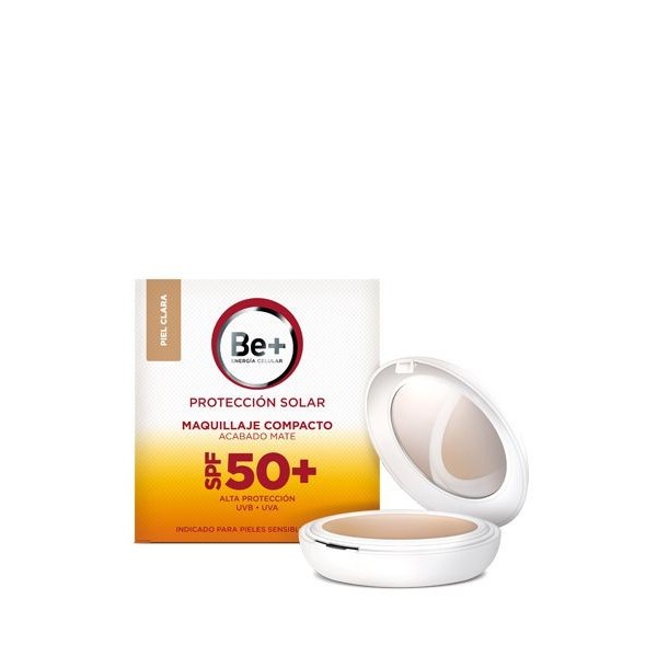 BE+ Maquillaje Compacto SPF 50+ Piel Clara 10g