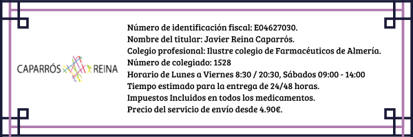 Cuadro de información accesible para el usuario